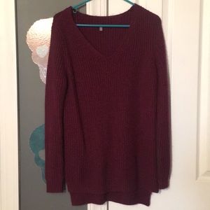 Wine Color Sweater